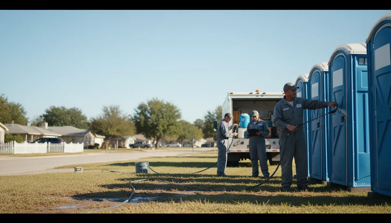 Long-Term Portable Toilet Rental in Maringouin, LA near me